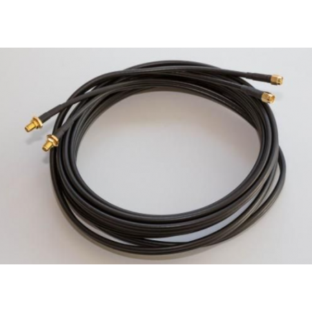 CABLE COAXIAL DE ANTENA EXTENSIÓN 3m HDF-195 BAJA PERDIDA A-CAB-143